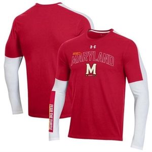 NWT Men's University of Terrapins Under Armour Long Sleeve T-shirt